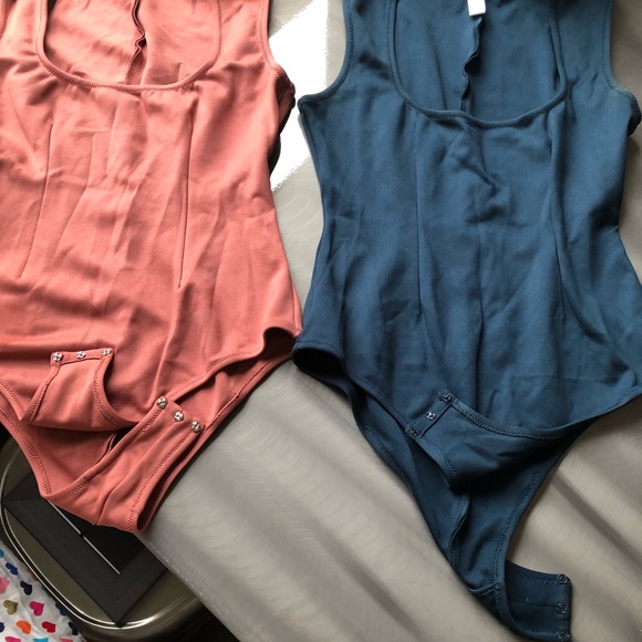 Fleur du Mal square neck body suits Size XS - Picture 3 of 4